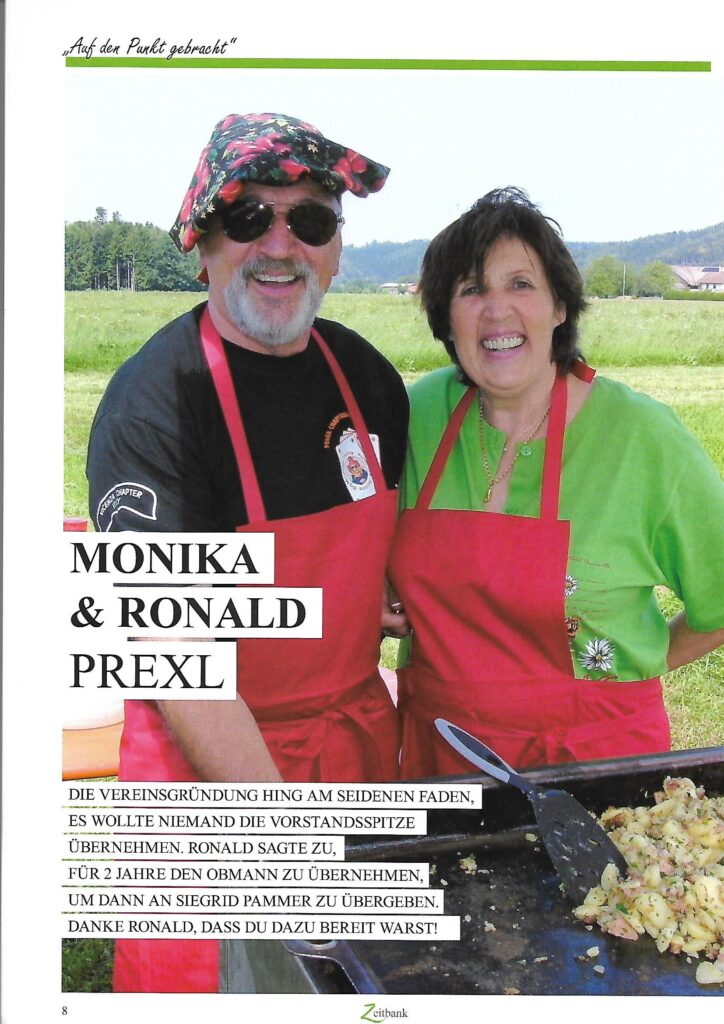 Zeitbankler berichten: Monika und Ronald Prexl